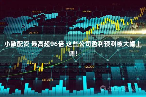 小散配资 最高超96倍 这些公司盈利预测被大幅上调！