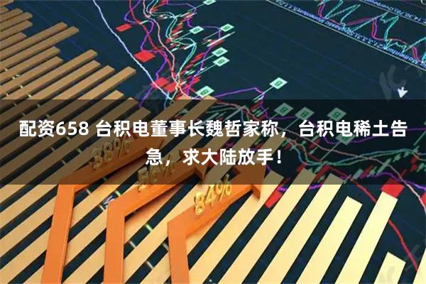 配资658 台积电董事长魏哲家称，台积电稀土告急，求大陆放手！
